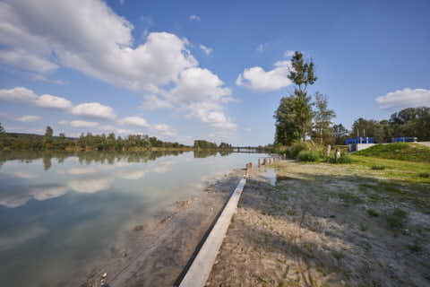 Gemeinde Altötting Landkreis Altötting B299 Inn Anlegestelle (Dirschl Johann) Deutschland AÖ